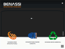 Tablet Screenshot of benassisrl.com